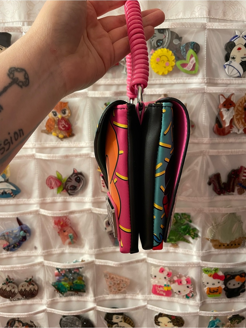 NWOT Loungefly Disney_A Goofy Movie Max Roxanne Split Crossbody bag+wallet SET - Picture 6 of 17